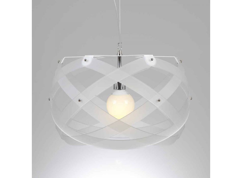 Lampe suspension contemporaine de diamètre méthacrylate de 40 cm Vanna Viadurini