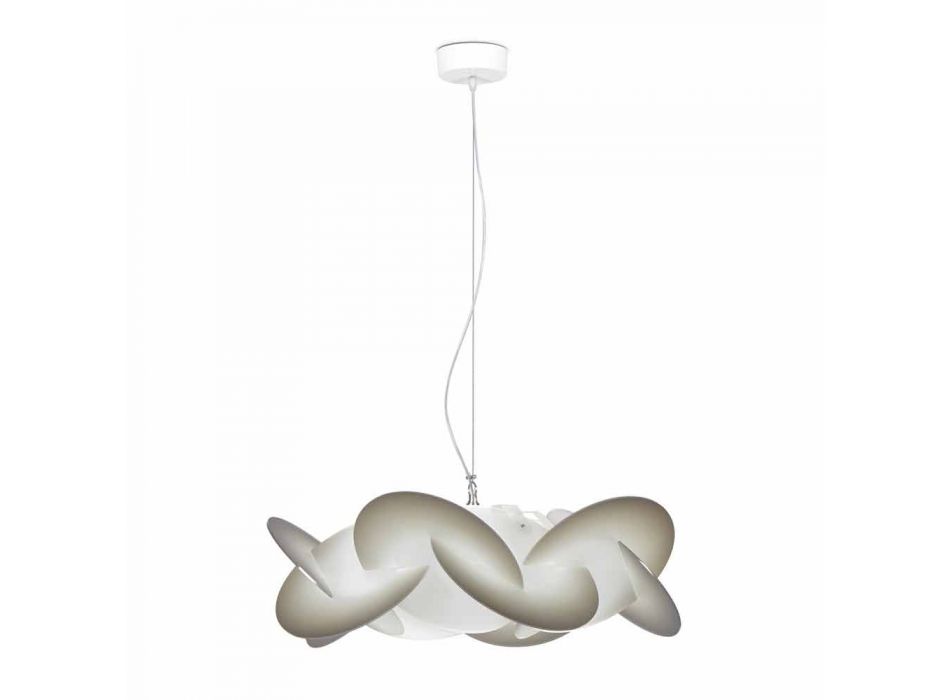 Lampe suspension contemporaine de diamètre 54 cm méthacrylate Licia Viadurini