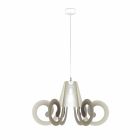 Lampe suspension contemporaine de diamètre 75cm méthacrylate Rania Viadurini