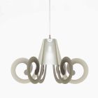 Lampe suspension contemporaine de diamètre 75cm méthacrylate Rania Viadurini