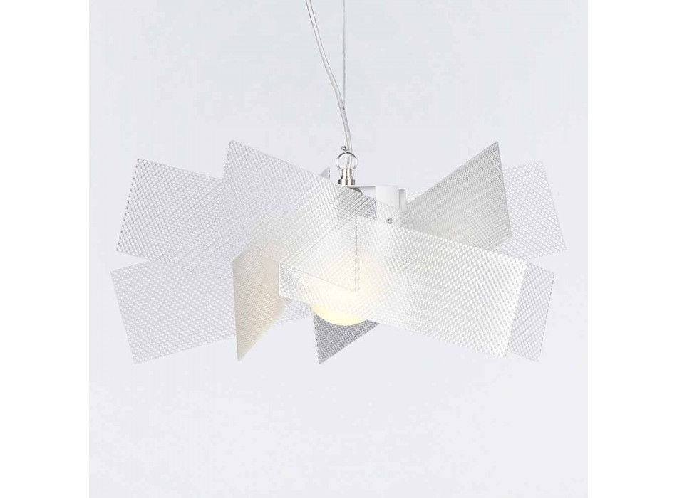 Lampe suspension contemporaine en méthacrylate, L.53xP.53cm, Nataly Viadurini