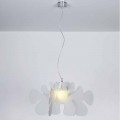 Lampe à suspension moderne en méthacrylate, L.73 x P.73 cm, Debora