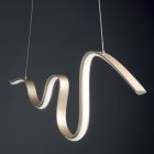 Lampe à suspension moderne en métal avec source de lumière LED - Steven Viadurini