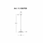 Lampe suspension contemporaine, la ligne Civetta Aldo Bernardi Viadurini