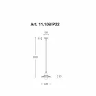 Lampe suspension contemporaine, la ligne Civetta Aldo Bernardi Viadurini