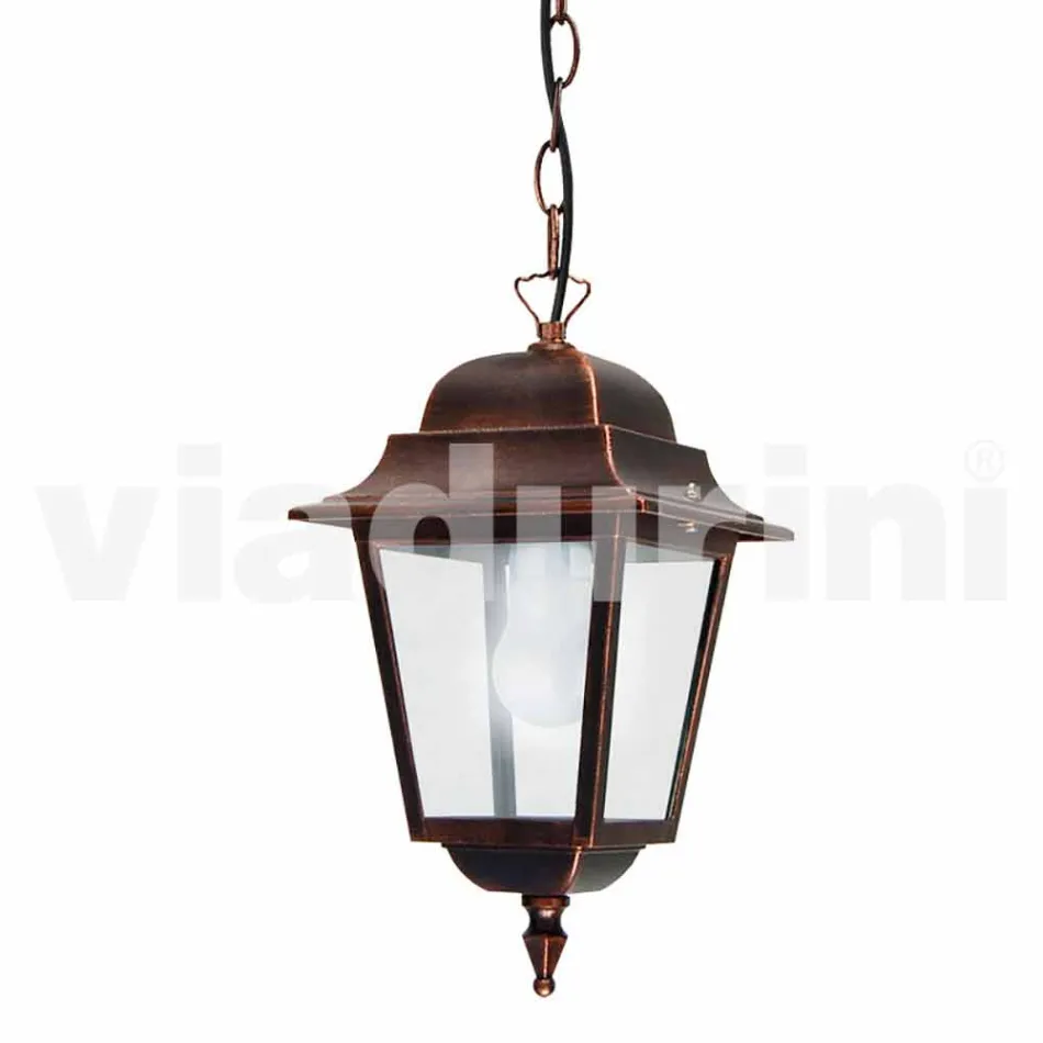 Suspension extérieure en aluminium fabriquée en Italie, Aquilina Viadurini