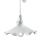 Suspension Ups and Down en céramique brillante ondulée - Belluno Viadurini