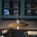 Lampe suspendue de style industrielle faite en Italie par Ferroluce