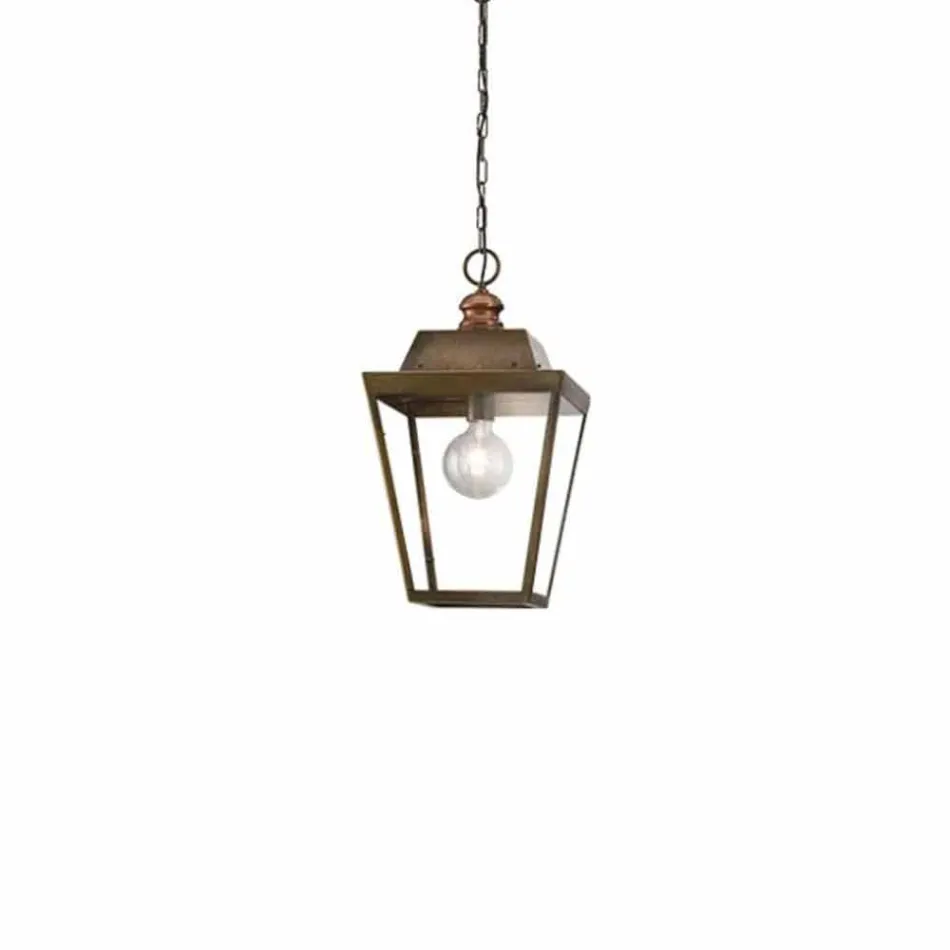 Lampe suspension de style industriel Quadro Il Fanale Viadurini