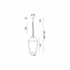 Lampe suspension de style industriel Quadro Il Fanale Viadurini