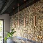 Suspension tubulaire moderne avec câble flexible - Tubò Aldo Bernardi Viadurini