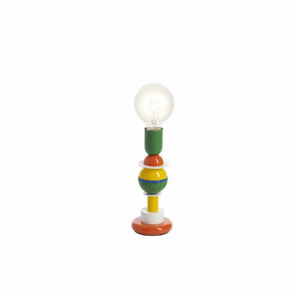 Lampe en aluminium multicolore Slide Otello Mini table fabriqué en Italie Viadurini