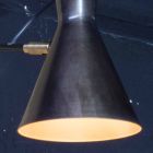 Lampe en fer fabriquée à la main avec abat-jour en aluminium Made in Italy - Selina Viadurini