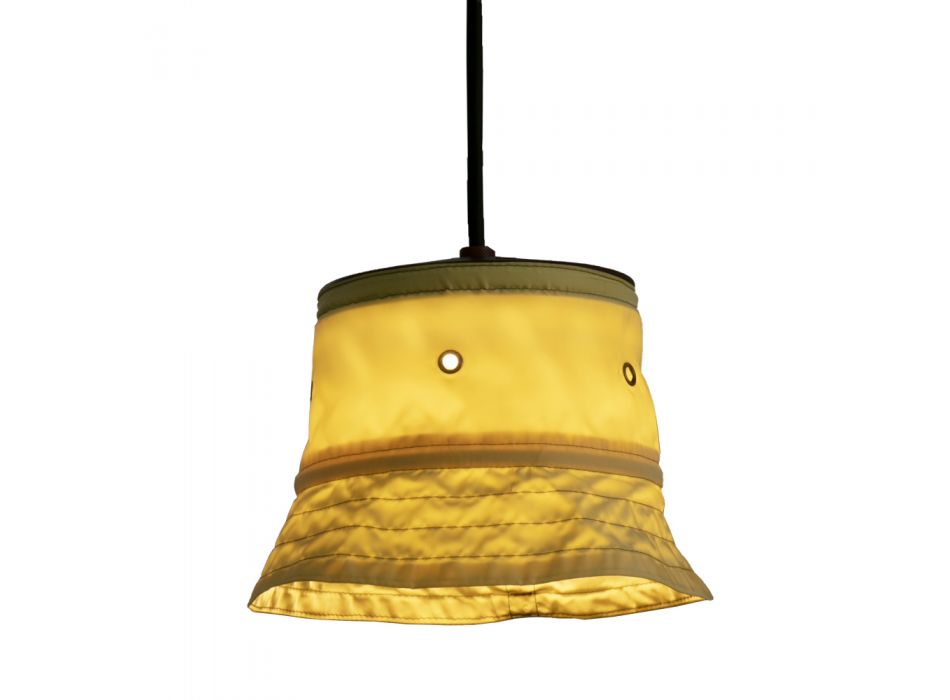 Lampe artisanale en polyester et aluminium Made in Italy - Toscot Junction Viadurini