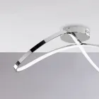 Lampe artisanale en verre et métal, idéale pour le salon et la chambre – Apollo Viadurini