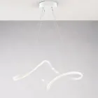 Lampe artisanale en verre et métal, fabriquée en Italie, pour salon et chambre - Pictor Viadurini