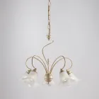 Lampe en verre et métal fabriquée à la main pour espaces raffinés – Cometa Viadurini