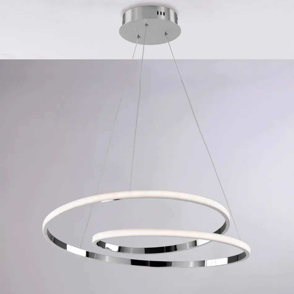 Lampe artisanale en verre et métal pour intérieurs élégants – Hubble Viadurini