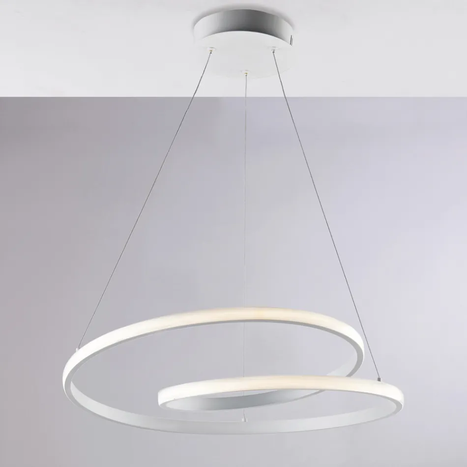 Lampe artisanale en verre et métal pour intérieurs élégants – Hubble Viadurini