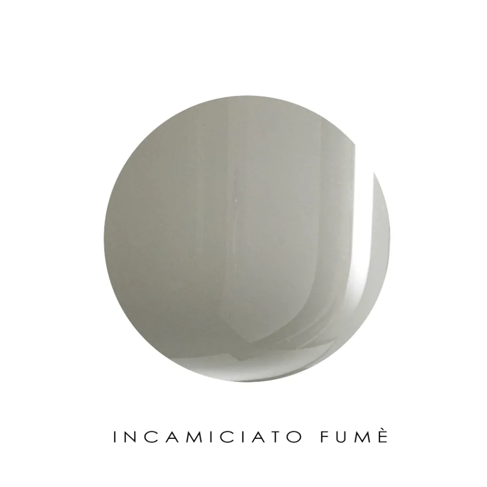 Lampe de table à trois lumières en verre et métal, fabriquée en Italie - Lumira Viadurini