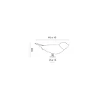 Lampe de table en faïence toscane émaillée Made in Italy - Uccellino Viadurini