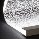 Lampe sur pied LED Acrylique Cristal Décoration Laser - Possett Viadurini