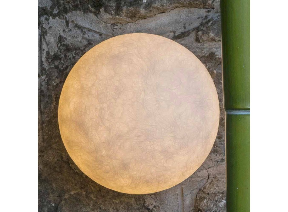 Lampe d'extérieur murale In-es.artdesign A. Moon Out in nebulite Viadurini
