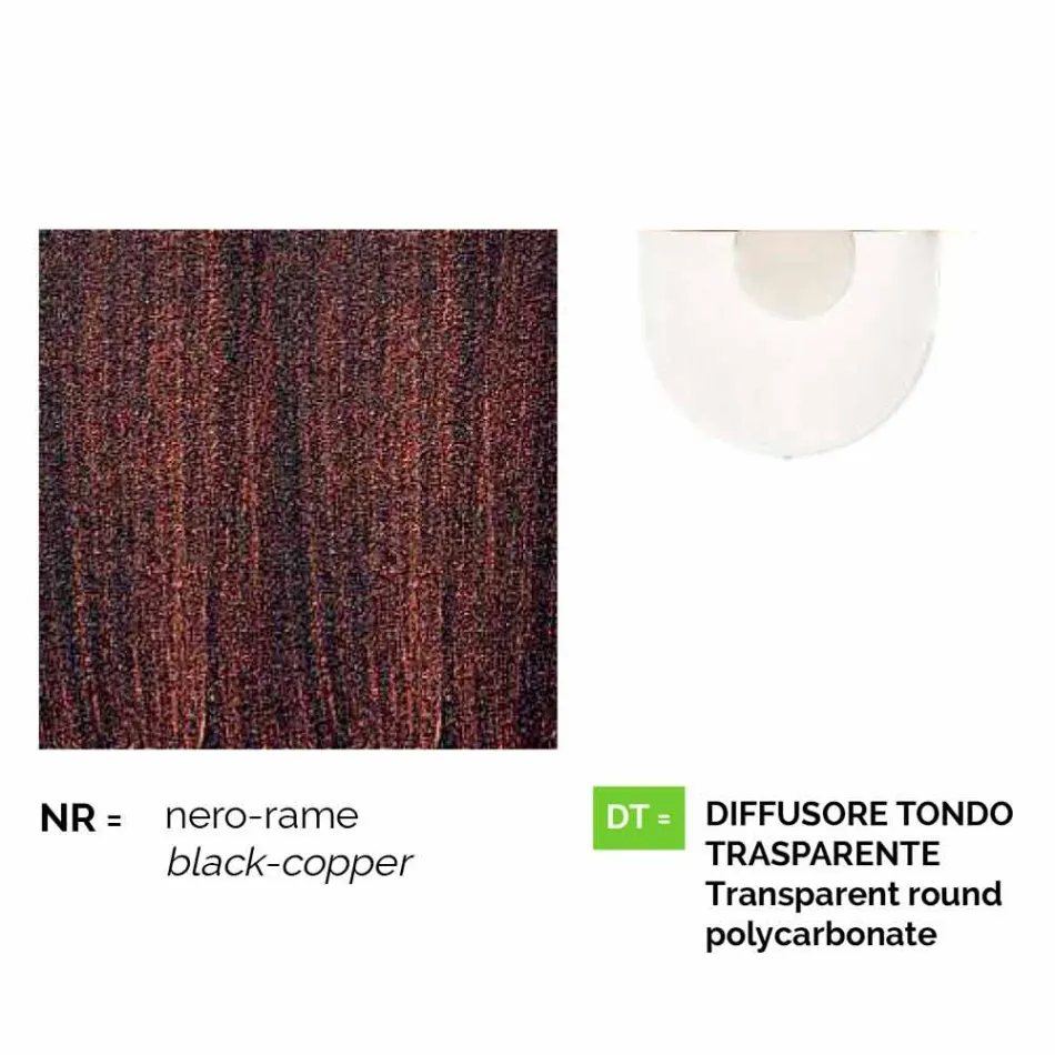 Applique d'extérieur en aluminium moulé sous pression fabriqué en Italie, Anusca Viadurini