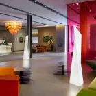 Lampe d'extérieur Prisma Slide Manhattan blanc lumineux fabriqué en Italie Viadurini