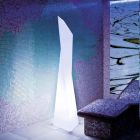 Lampe d'extérieur Prisma Slide Manhattan blanc lumineux fabriqué en Italie Viadurini
