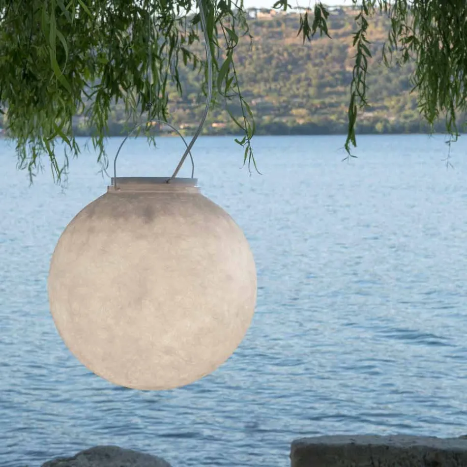 Suspension extérieure In-es.artdesign Luna Out in nebulite Viadurini