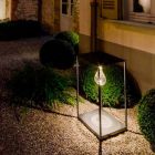 Lampe d'extérieur en fer fabriquée à la main avec LED intégrée Made in Italy - Cubola Viadurini
