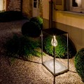 Lampe d'extérieur en fer fabriquée à la main avec LED intégrée Made in Italy - Cubola