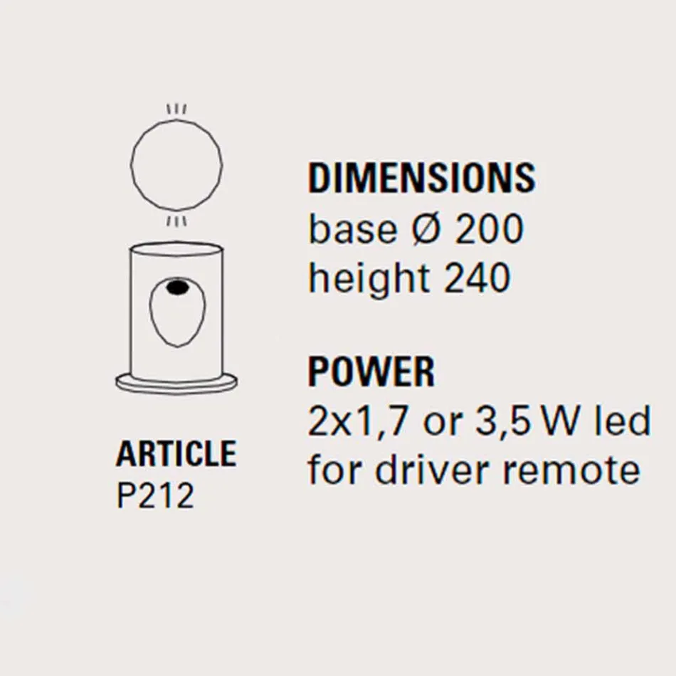 Lampadaire d'extérieur, à 2 lumières, U-Boat - Toscot Viadurini