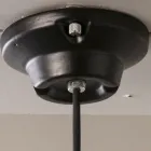 Lampe d'extérieur en majolique et métal Made in Italy - Toscot Battersea Viadurini