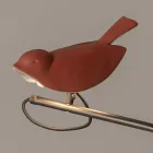 Lampe d'extérieur en faïence toscane émaillée Made in Italy - Uccellino Viadurini