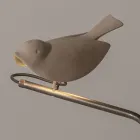 Lampe d'extérieur en faïence toscane émaillée Made in Italy - Uccellino Viadurini