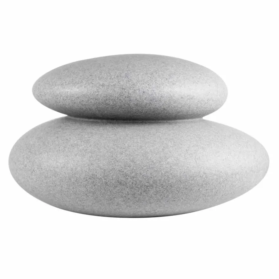 Lampe extérieure ou intérieure en forme de roche, design coloré moderne - Sassostar Viadurini