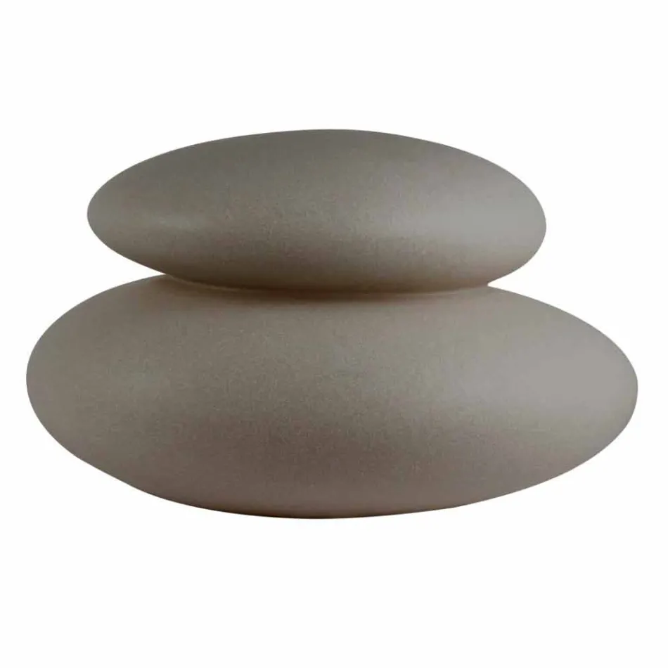 Lampe extérieure ou intérieure en forme de roche, design coloré moderne - Sassostar Viadurini