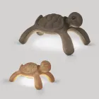 Lampe d'extérieur rechargeable et tactile à intensité variable - Tortue Viadurini