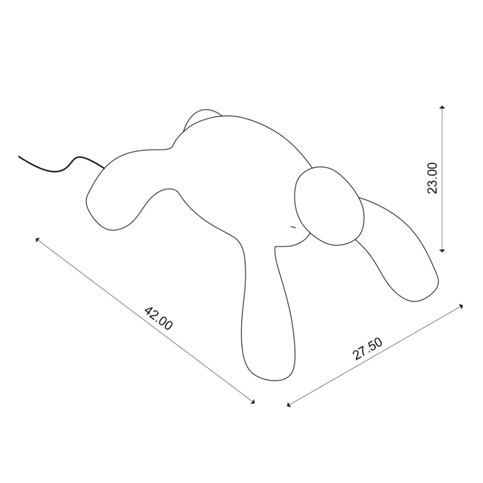 Lampe d'extérieur rechargeable et tactile à intensité variable - Tortue Viadurini