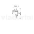 Lampe d'extérieur de style vintage en aluminium blanc fabriquée en Italie - Dodo Viadurini