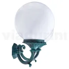 Lampe de jardin avec 2 lumières en acrylique et structure en aluminium - Trovanero Viadurini