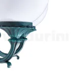 Lampe de jardin avec 2 lumières en acrylique et structure en aluminium - Trovanero Viadurini