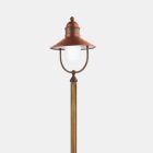 Lampe de Jardin Lampadaire Vintage Laiton et Cuivre 3 Tailles - Borgo par Il Fanale Viadurini