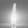 Lampadaire blanc moderne en forme de prisme Slide Manhattan, fabriqué en Italie