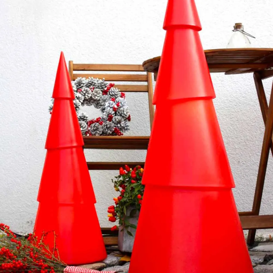 Lampe d'intérieur ou d'extérieur en plastique blanc, rouge ou vert - Alberostar Viadurini