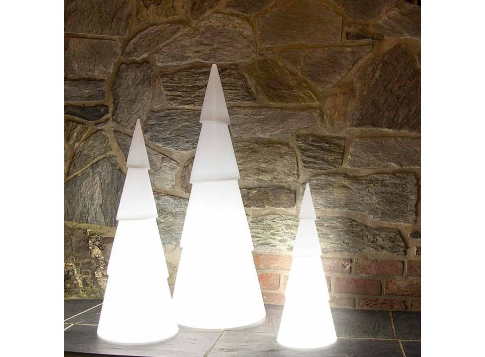 Lampe d'intérieur ou d'extérieur en plastique blanc, rouge ou vert - Alberostar Viadurini