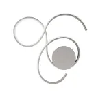 Applique avec LED en Métal Peint Design Moderne - Trella Viadurini