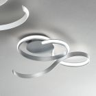 Applique avec LED en Métal Peint Design Moderne - Trella Viadurini